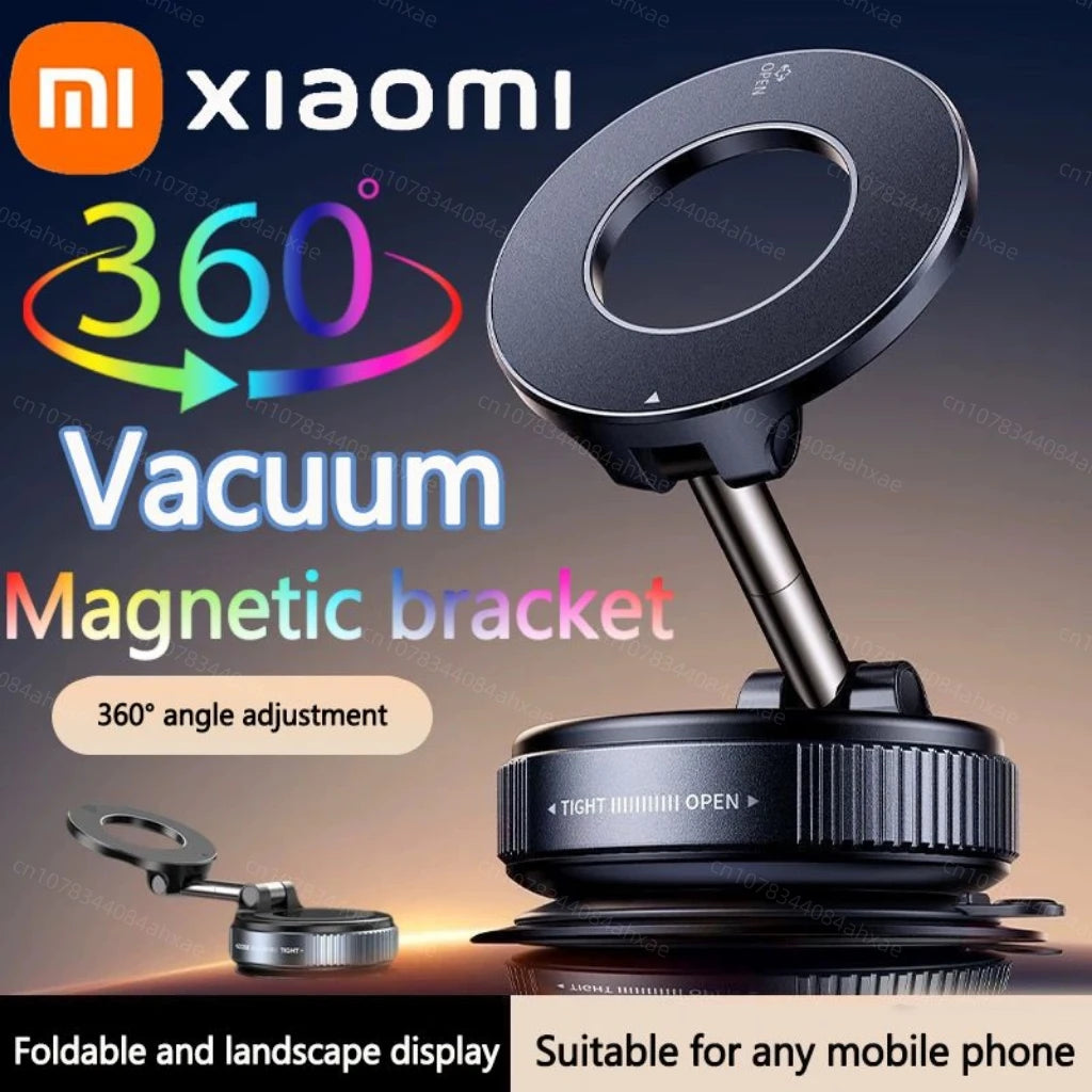 Xiaomi Strong Magnetic Car Phone Holder Vacuum Adsorption Phone Car Holder 360° Rotation for Car Desk Bathroom Magnetic Bracket